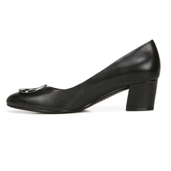 Black Caprice Leather Pump, 8.5M - Picture 3 of 12